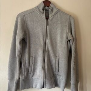 Carhartt Light Gray Zip-Up Jacket